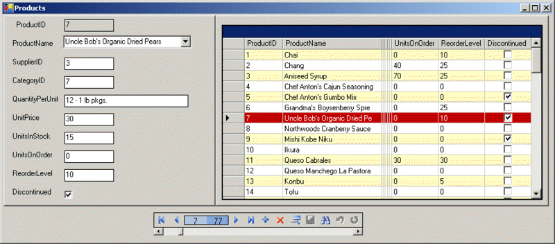DbControl Screenshot